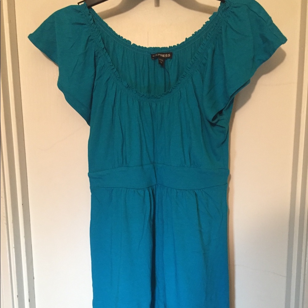 Express teal dress - Size XS (GUC)